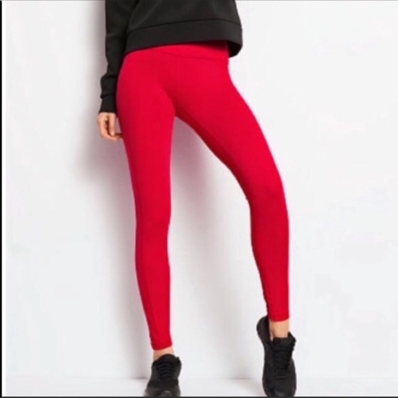 Victoria secret red leggings Clearance